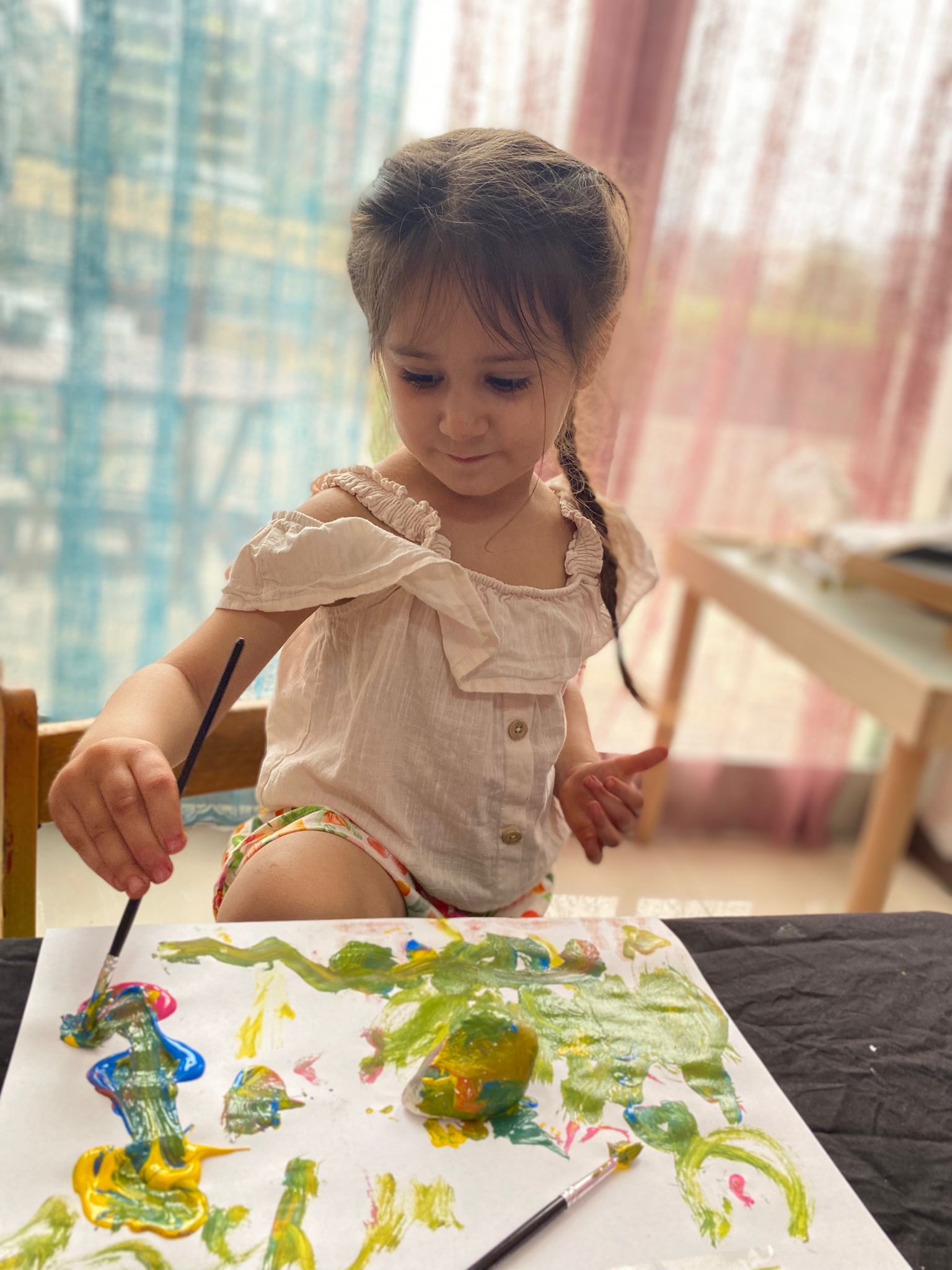 Esenyurt Modern Çocuk Anaokulu Taş Boyama Etkinliği